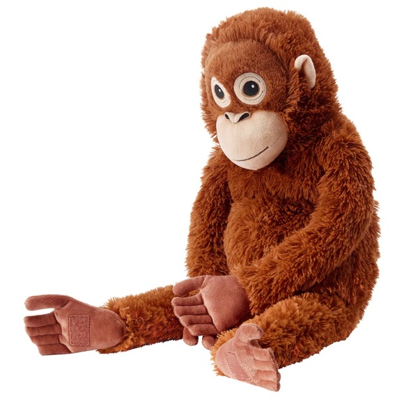 NEW ! IKEA  DJUNGELSKOG Soft toy, orangutan Monkey Large 26 " - Picture 2 of 4